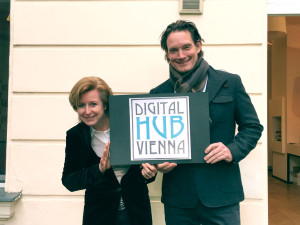 Digital Hub Vienna in Gründung - Mag. Birgit Kraft-Kinz und Michael Gastinger
